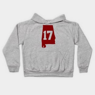 ALABAMA 17 CHAMPIONS Kids Hoodie